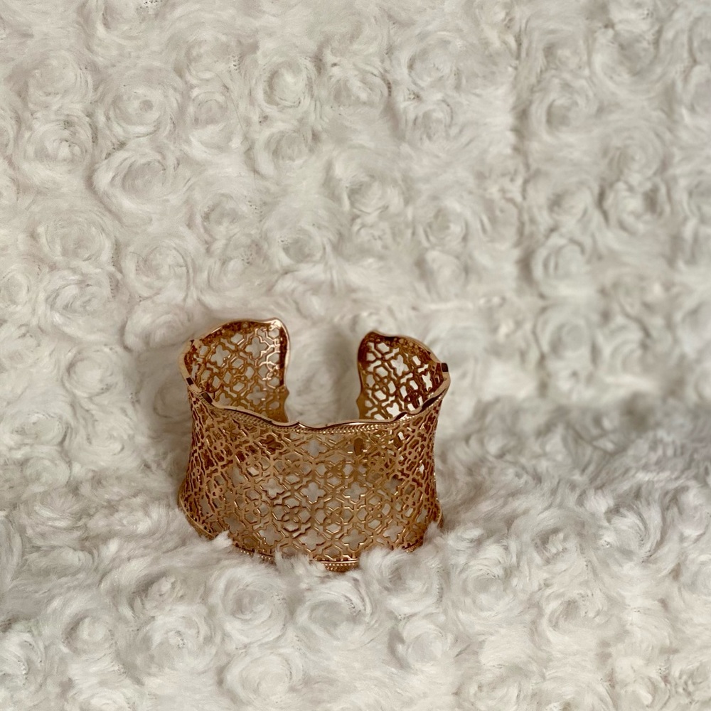Kendra Scott Candice Rose Gold Cuff Bracelet